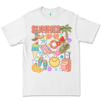 White retro summer Premium Tee - JahusDesignShop
