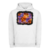 Pigment Lunar Rock halloween pumpkin and leopard background Urban Hoodie - BundleAndBundleShop
