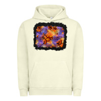 Pigment Pistachio halloween pumpkin and leopard background Urban Hoodie - BundleAndBundleShop