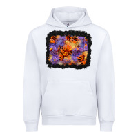 White halloween pumpkin and leopard background Urban Hoodie - BundleAndBundleShop