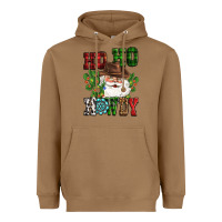 Toasted Coconut ho ho howdy santa Heavyweight Hoodie - CowGirlArtShop