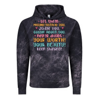 Cloud Black let them Vintage Hoodie - MaliasSmallBusiness