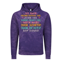 Cloud Purple let them Vintage Hoodie - MaliasSmallBusiness