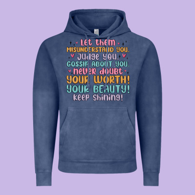 Let Them Vintage Hoodie Designed By Maliassmallbusiness