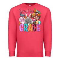 Cardinal Saved by his grace Easter Day Premium Sweatshirt - HowdyJamesFarm