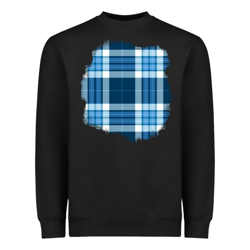 Winter Tartan Patch Heavyweight Sweatshirt by BundleAndBundleShop | Teevron