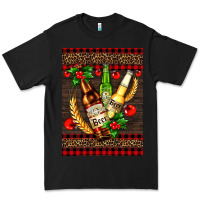 Black beer bottles with mistletoe Premium Tee - AdoDesignShop