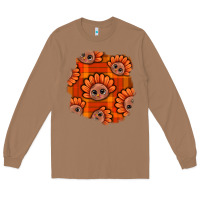 Toasted Coconut Thanksgiving Turkey With Tartan Patch Long Sleeve Tee - BundleAndBundleShop