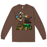 Chestnut So God Made a Farmer Long Sleeve Tee - JahusDesignShop