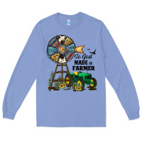 Colony Blue So God Made a Farmer Long Sleeve Tee - JahusDesignShop