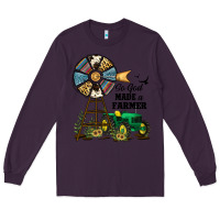 Plum So God Made a Farmer Long Sleeve Tee - JahusDesignShop