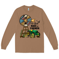 Toasted Coconut So God Made a Farmer Long Sleeve Tee - JahusDesignShop