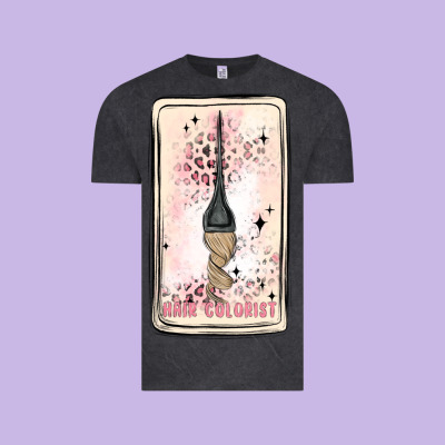 Hair Stylist Vintage Tee Designed By Maliassmallbusiness