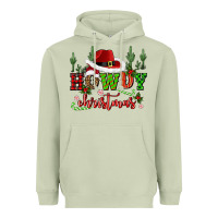 Matcha howdy christmas cowboy hat Heavyweight Hoodie - CowGirlArtShop