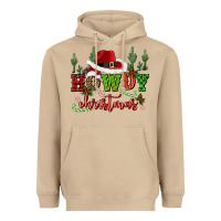 Mushroom howdy christmas cowboy hat Heavyweight Hoodie - CowGirlArtShop