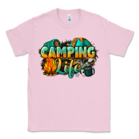 Bubblegum Pink camping life Classic Tee - NancyCooperArtShop