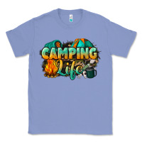 Colony Blue camping life Classic Tee - NancyCooperArtShop
