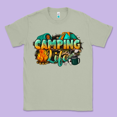 Camping Life Classic Tee Designed By Nancycooperartshop
