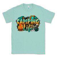 Seafoam camping life Classic Tee - NancyCooperArtShop