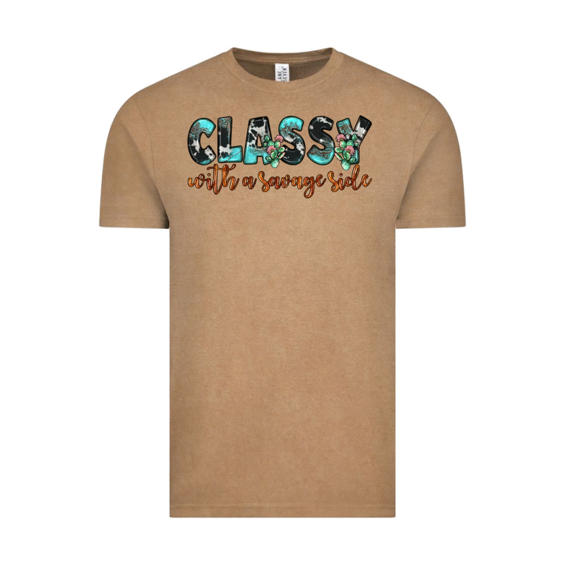 Classy With A Savage Side Vintage Tee by JahusDesignShop | Teevron