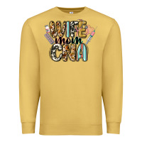 Antique Gold wife mom cna Premium Sweatshirt - CowGirlArtShop