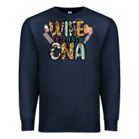 Navy wife mom cna Premium Sweatshirt - CowGirlArtShop