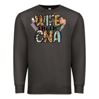 Smoke wife mom cna Premium Sweatshirt - CowGirlArtShop