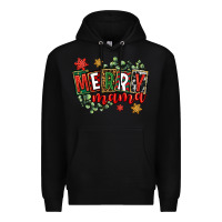 Black merry mama Premium Hoodie - CowGirlArtShop