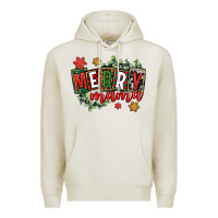 Oatmeal Heather merry mama Premium Hoodie - CowGirlArtShop