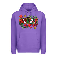 Purple merry mama Premium Hoodie - CowGirlArtShop