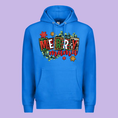 Merry Mama Premium Hoodie Designed By Cowgirlartshop