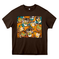 Autumun Distressed Tumbler Heavy Core Tee | Teevron