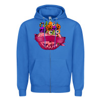 True Royal Personalized Girl Halloween Candy Zipper Hoodie - texasbilliewilder