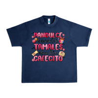 Navy pandulce bunuelos tamales abuelita cafecito Urban Heavy Tee - MaliasSmallBusiness
