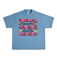 Pebble Blue pandulce bunuelos tamales abuelita cafecito Urban Heavy Tee - MaliasSmallBusiness