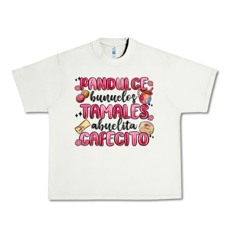 Pandulce Bunuelos Tamales Abuelita Cafecito Urban Heavy Tee by MaliasSmallBusiness | Teevron