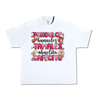 White pandulce bunuelos tamales abuelita cafecito Urban Heavy Tee - MaliasSmallBusiness