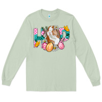 Matcha Hop Bunny Easter Long Sleeve Tee - BundleAndBundleShop