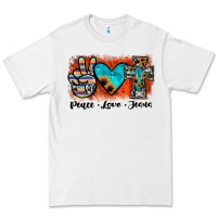 White peace love jesus Premium Tee - JahusDesignShop