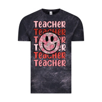 Cloud Black teacher Vintage Tee - MaliasSmallBusiness