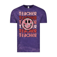 Cloud Purple teacher Vintage Tee - MaliasSmallBusiness