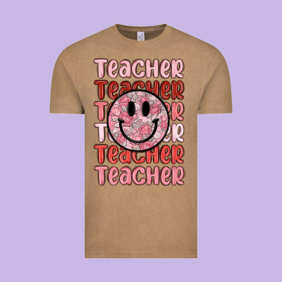 Teacher Vintage Tee Designed By Maliassmallbusiness