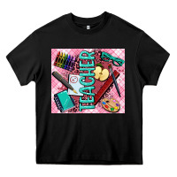 Black teacher Heavy Core Tee - AdoDesignShop