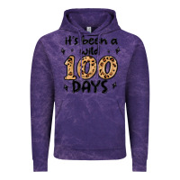 Cloud Purple its been a wild 100 days Vintage Hoodie - MaliasSmallBusiness