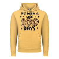 Vintage Mustard its been a wild 100 days Vintage Hoodie - MaliasSmallBusiness