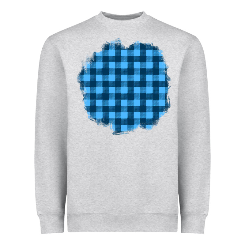 Winter Tartan Patch Heavyweight Sweatshirt by BundleAndBundleShop | Teevron