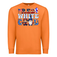 Carrot Red white cool with gnomies 4th of july Premium Sweatshirt - HowdyJamesFarm