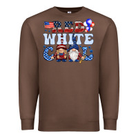 Chestnut Red white cool with gnomies 4th of july Premium Sweatshirt - HowdyJamesFarm