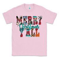 Bubblegum Pink merry christmas y'all Classic Tee - CowhideDigitalArt