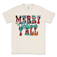 Natural merry christmas y'all Classic Tee - CowhideDigitalArt